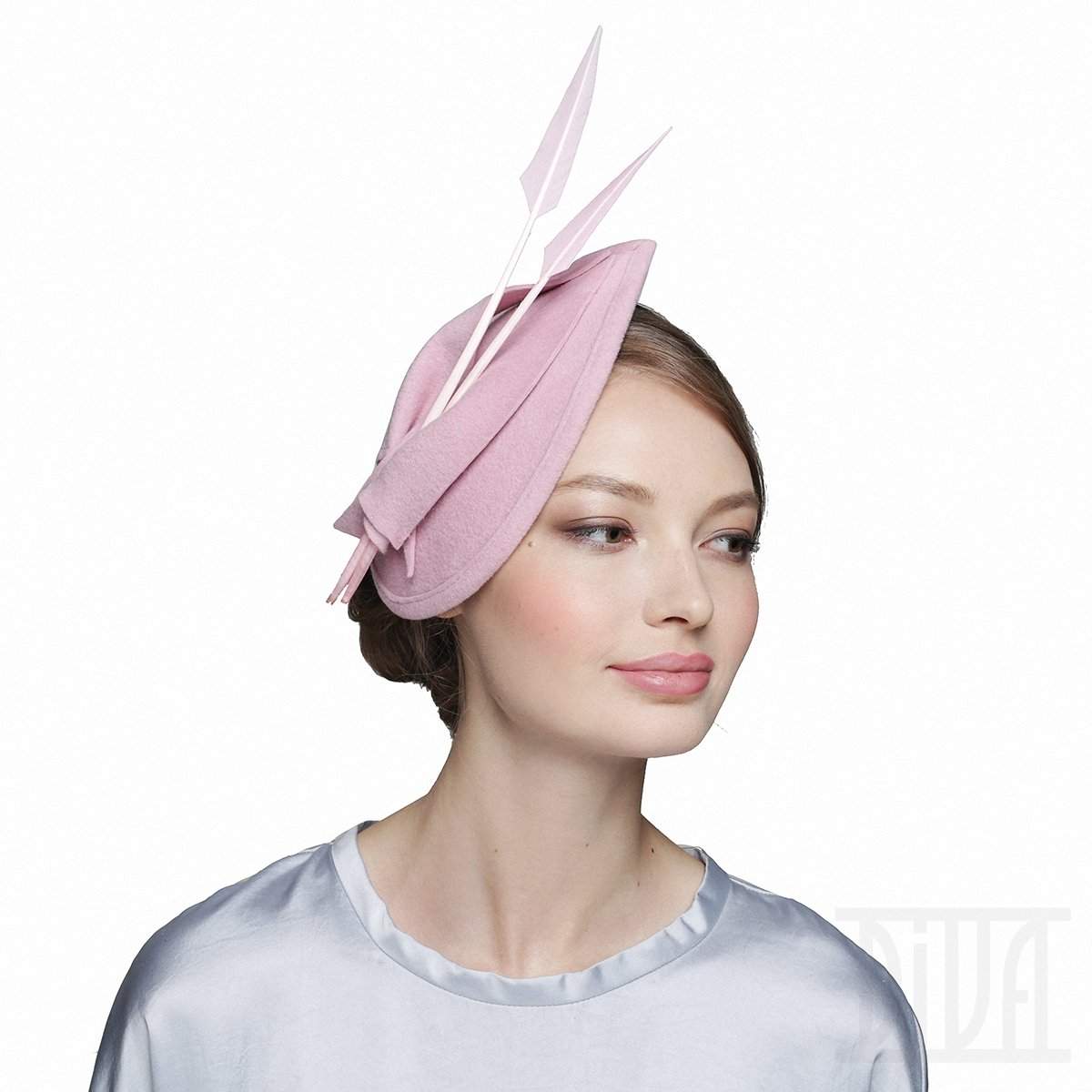 Pink Fascinator Hats with Arrows Feathers - Divahats Boutique